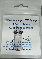 Condoms - Novelty: 8B - TEENY TINY PECKER CONDOMS - SJ-99729**