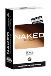 Condoms: 8A - FOUR SEASONS - NAKED BLACK 12 - FS-BK-12**