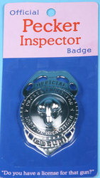 Bachelorette: 5A - PECKER INSPECTOR BADGE - NVS66**