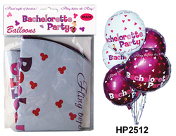 Bachelorette: 5A - BACHELORETTE FOIL BALLOON  9pc Set - HP-2512