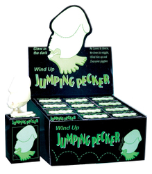 Wind Up Toys: 5B - GLOW IN THE DARK JUMPING PECKER - PD6423-99