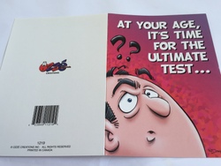 Cards - Greeting: 8B - GCARD - AT YOUR AGE, ITS TIME ..... - 1219