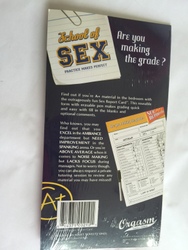 Vouchers & Pads Etc: 4C - SEX REPORT CARD - F0144**