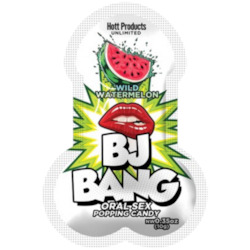 Edible: 2D - BJ BANG - ORAL SEX POPPING CANDY - WILD WATERMELON  - HP-3593**