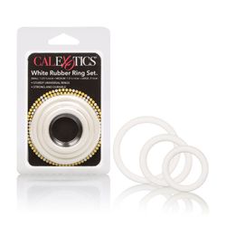 C & B: 2D - RUBBER 3 RING SET - WHITE - SE-1407-09