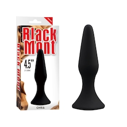 Butt Plugs: 2D - BLACK MONT - SILICONE PLUG LARGE - CN-491446032