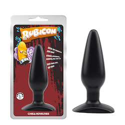 Butt Plugs: 2C - RUBICON - ANAL PLUG MED - BLACK - CN-101432575