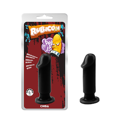 Butt Plugs: 2C - RUBICON - EVIL DILDO PLUG MED - BLACK - CN-101486564