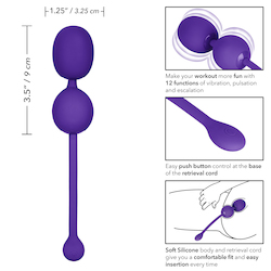 Duo Balls: 9A - RECHARGABLE DUAL KEGEL - SE-1328