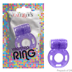 C & B: 2D - FOIL PACK VIBE RING ASSORTED COLOURS - SE-8000**