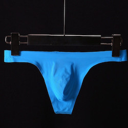 MEN'S: S - THONG - SEAMLESS - BLUE  - SIZE XXL - SJ-M-ASST**