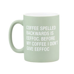 Mugs: S - MUG - SPELLED BACKWARDS ... - 129708**