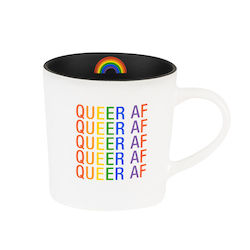 Mugs: S - LARGE MUG - QUEER AF - 129048**