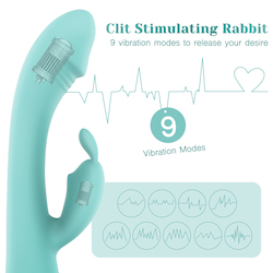 Tickler Vibes: 1C - RECHARGEABLE RABBIT VIBE  - CN-621011258