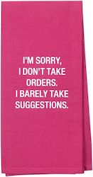 ABOUT FACE NOVELTIES: 9B - SAY WHAT TEA TOWEL - I'M SORRY ... 130164**