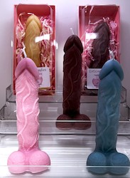 SCENTED ORNAMENTAL CANDLES: SJ - PENIS CANDLE 16CM - ASSORTED -  PACKAGED - SJ-PC**