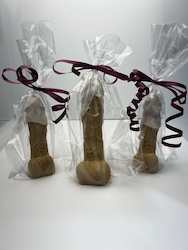 Edible: SJ - CHOCOLATE PENIS SMALL  - CARAMEL - SJ-CPCS-01**