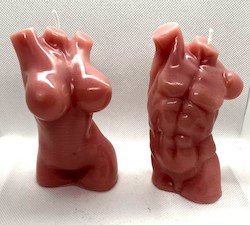 SCENTED ORNAMENTAL CANDLES: SJ - CANDLE -  APHRODITE FEMALE FORM 12CM  - ASSORTED COLOURS - SJ-FFA-01**