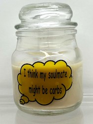 SCENTED ORNAMENTAL CANDLES: SJ - INSIGHTFUL CANDLES -  I THINK MY SOULMATE.... **