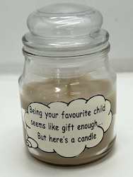 SCENTED ORNAMENTAL CANDLES: SJ - INSIGHTFUL CANDLES - BEING YOUR FAVOURITE .. **